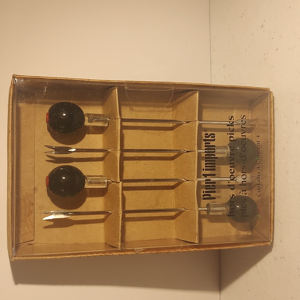 Pier 1 Imports Hors D'oeuvre Picks Package Of 4 Olives